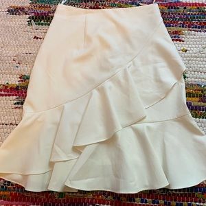 White midi skirt